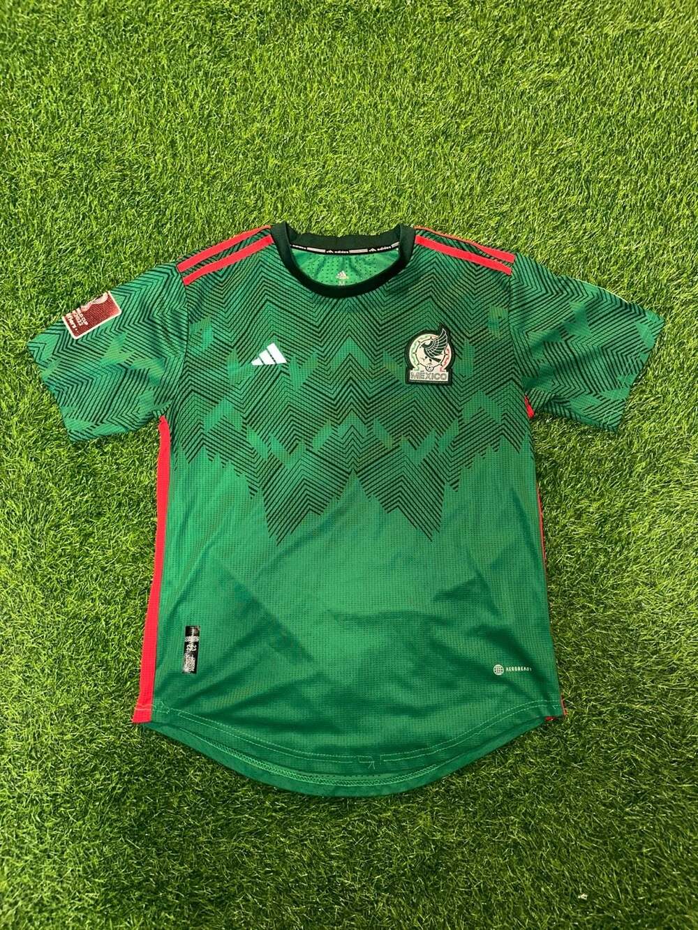 ADIDAS MEXICO HOME JERSEY WC22 GREEN RED PLAYERAS MEXICO HOMBRE HD6899 MENS SIZE